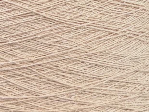 Toscano S.r.L. Art. Seta 854 Nm 2/30 – Garn aus Seide, Baumwolle, Viskose und Leinen col. Puder Nude 1213